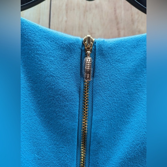 Tahari ASL Drape Sheath Dress in dark Aqua Size 4 NWOT - Picture 7 of 9